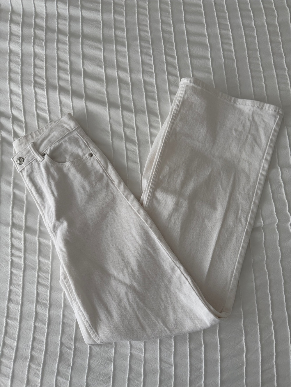 Women’s High-Rise White Jeans size 0
